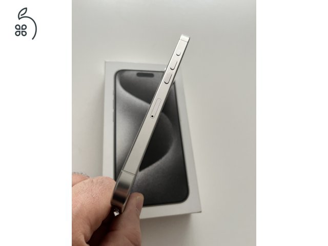 iPhone 15 Pro 128GB Új! Aktiválatlan! White Titanium