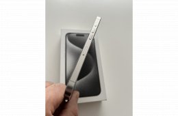 iPhone 15 Pro 128GB Új! Aktiválatlan! White Titanium