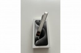iPhone 15 Pro 128GB Új! Aktiválatlan! White Titanium