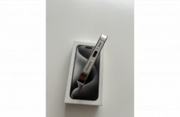 iPhone 15 Pro 128GB Új! Aktiválatlan! White Titanium