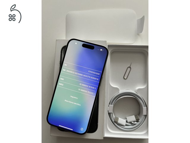 iPhone 15 Pro 128GB Új! Aktiválatlan! White Titanium