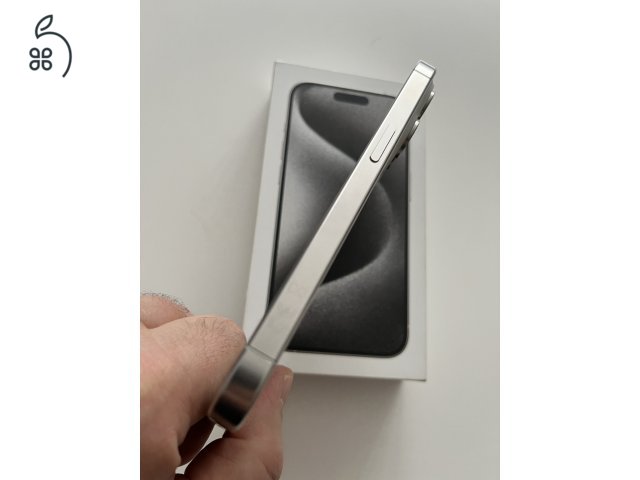 iPhone 15 Pro 128GB Új! Aktiválatlan! White Titanium
