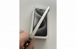 iPhone 15 Pro 128GB Új! Aktiválatlan! White Titanium
