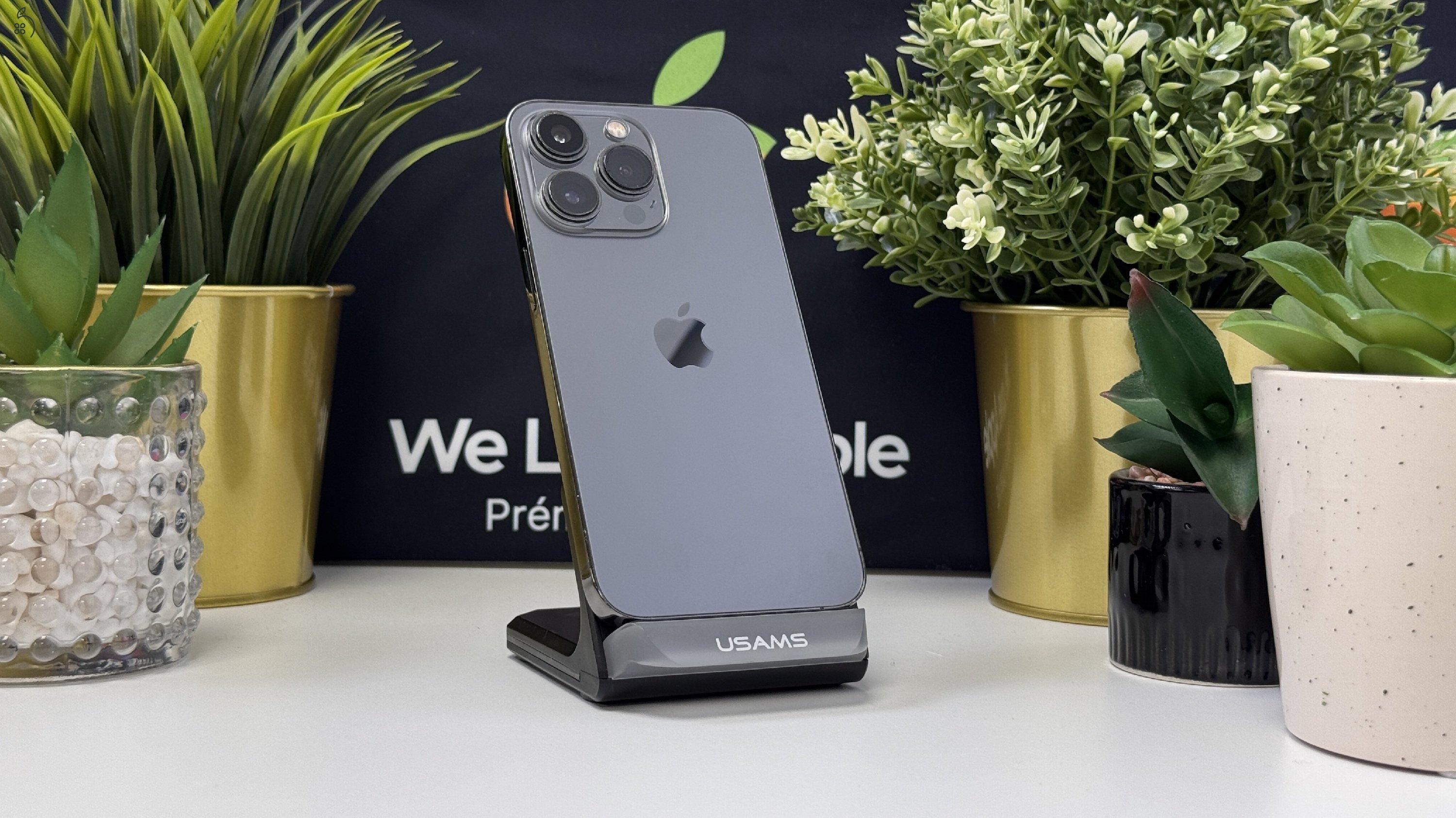  iPhone 13 Pro 128GB Graphite, Független - 1ÉV Garancia, Számla 