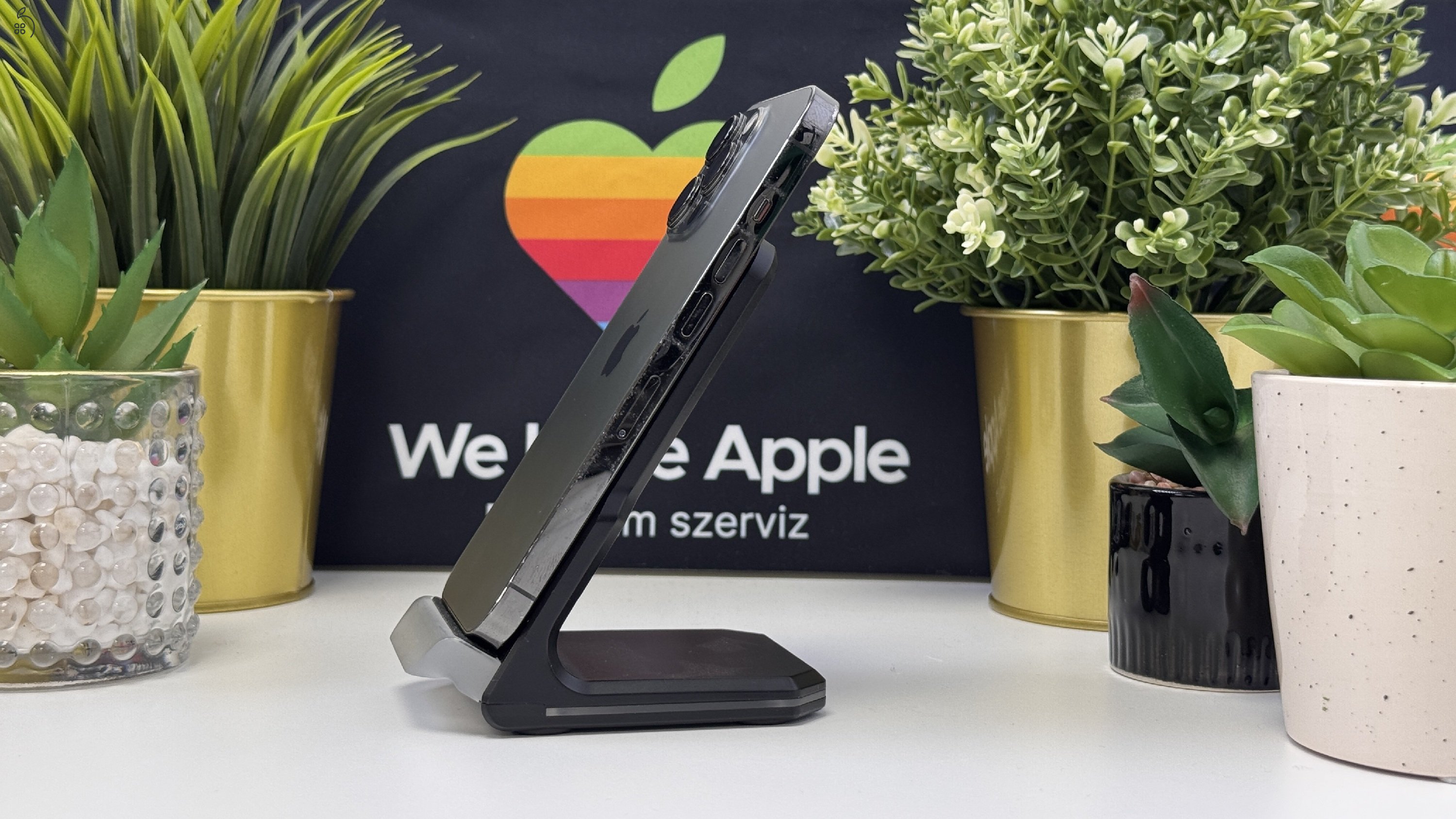  iPhone 13 Pro 128GB Graphite, Független - 1ÉV Garancia, Számla 