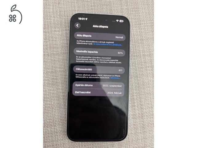 IPHONE 15 PLUS BLUE 128GB Kártyafüggetlen