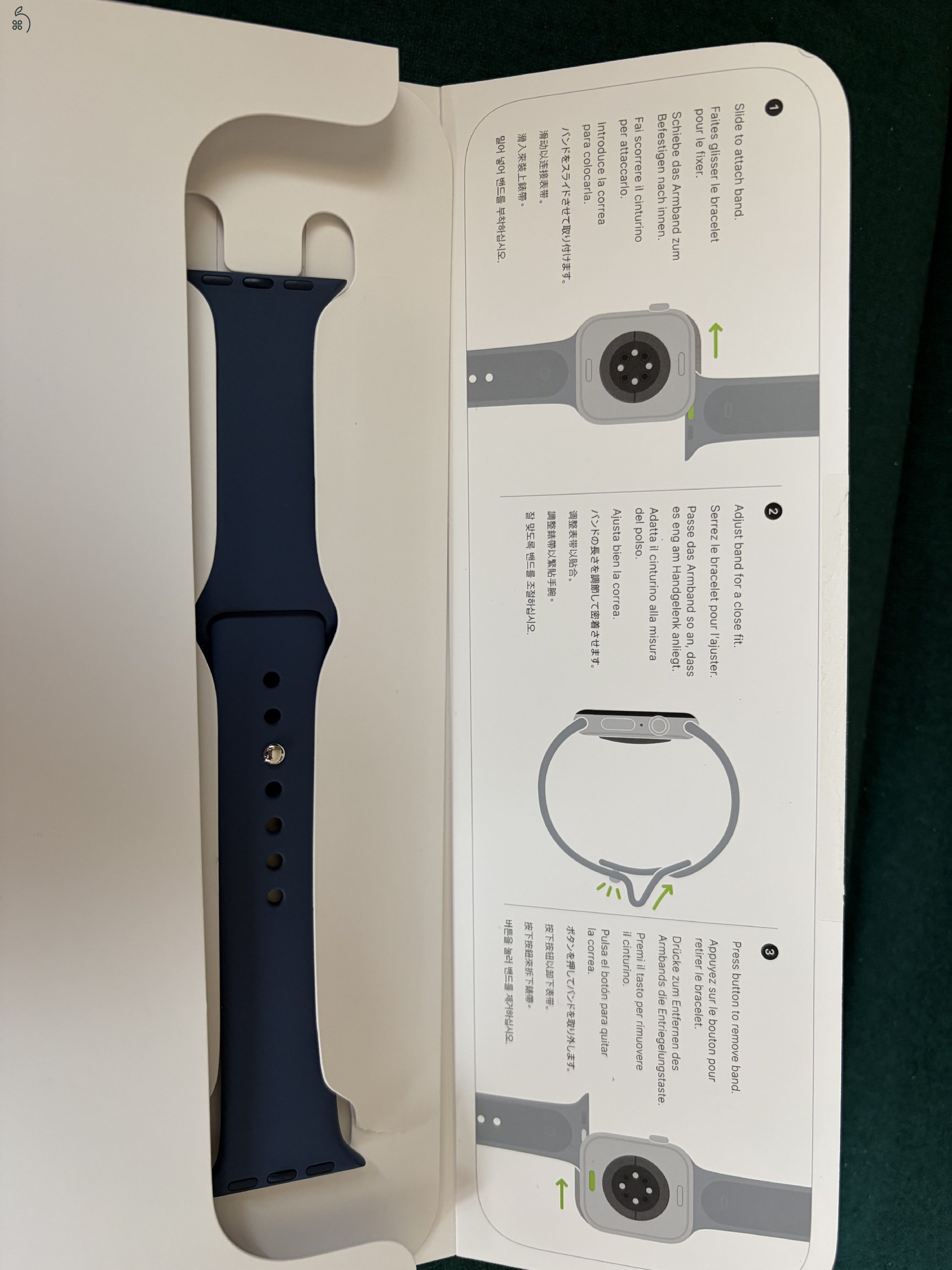 Navy blue sport band