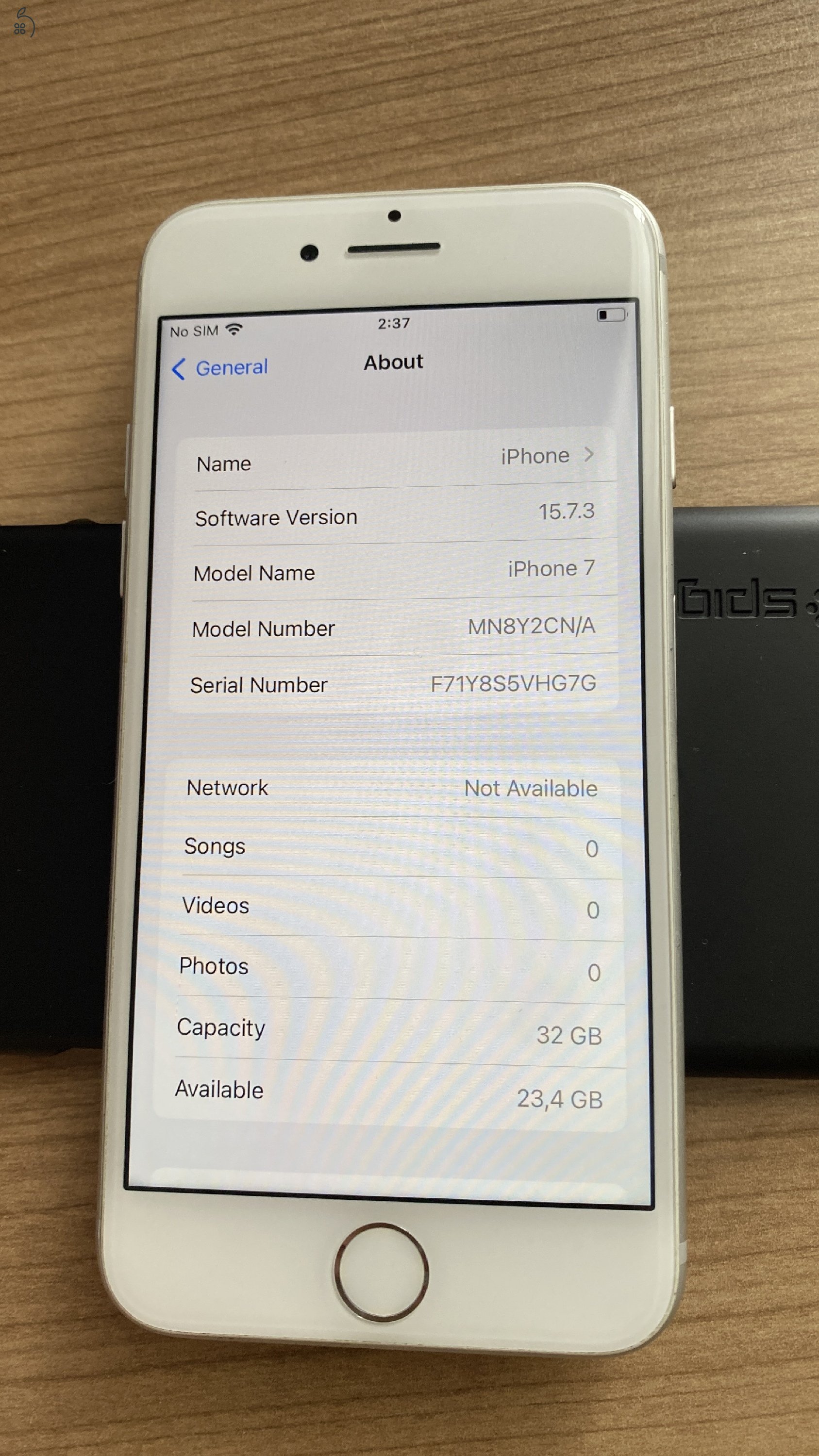 84% gyári akksi iPhone 7 32 GB