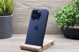 iPhone 15 Pro Blue Titanium 128GB 2 ÉV Garanciával 90%