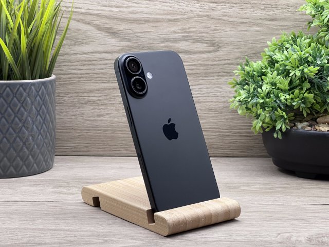 Hibátlan iPhone 16 Black 128GB 2 ÉV Garanciával