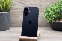 Hibátlan iPhone 16 Black 128GB 2 ÉV Garanciával