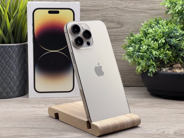 Hibátlan iPhone 14 Pro Max Gold 128GB 2 ÉV Garanciával 100%