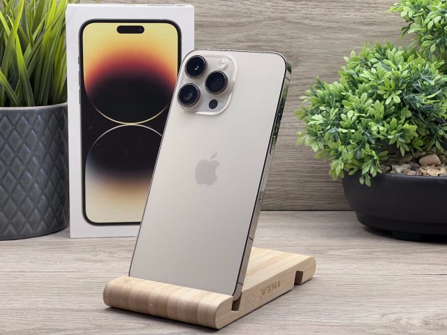 Hibátlan iPhone 14 Pro Max Gold 128GB 2 ÉV Garanciával 100%