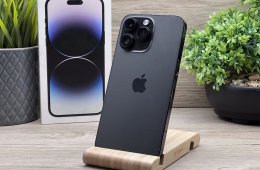 Hibátlan iPhone 14 Pro Max Space Black 128GB 2 ÉV Garanciával 91%