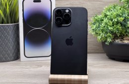 Hibátlan iPhone 14 Pro Max Space Black 128GB 2 ÉV Garanciával 91%