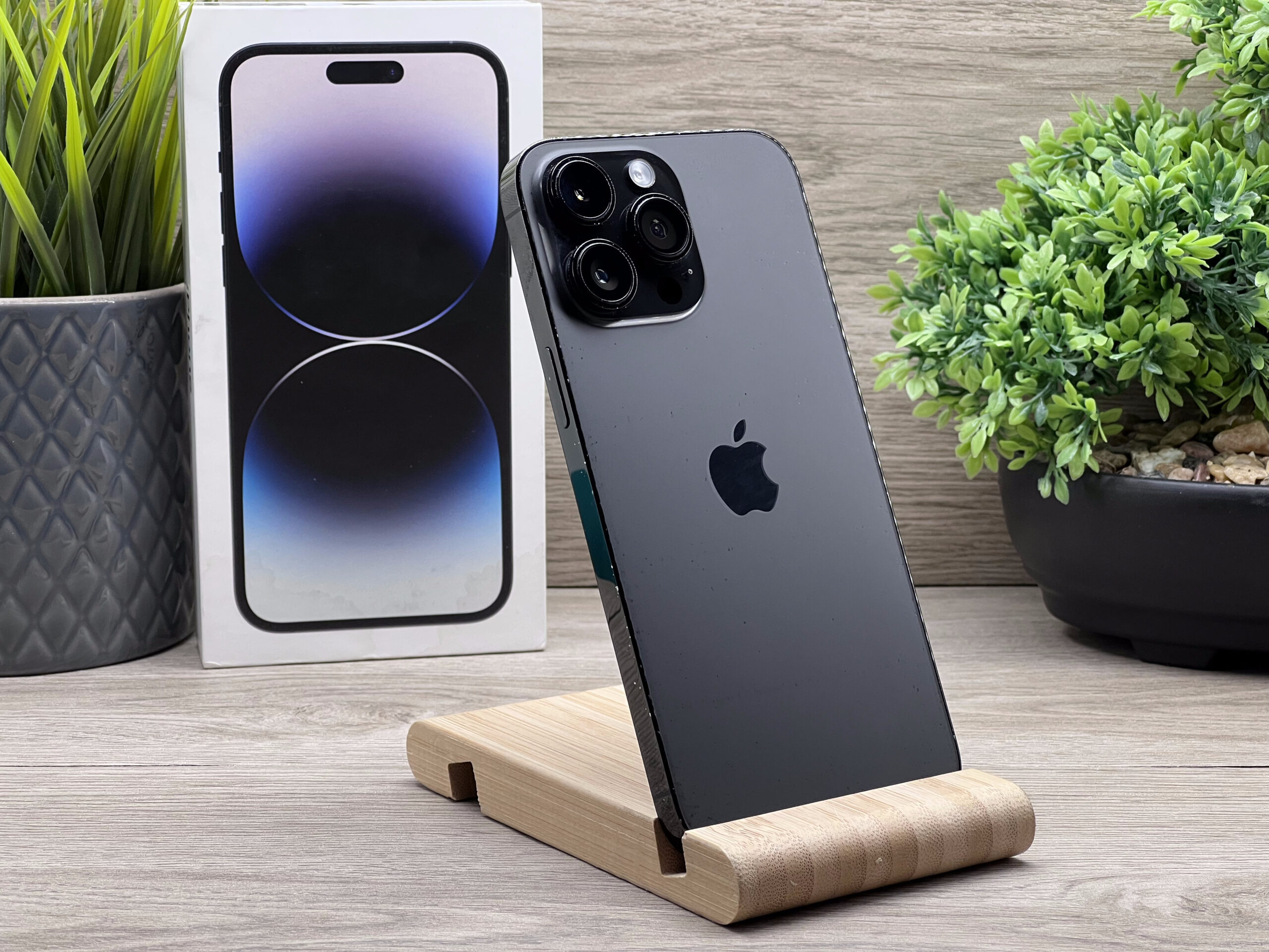 Hibátlan iPhone 14 Pro Max Space Black 128GB 2 ÉV Garanciával 91%