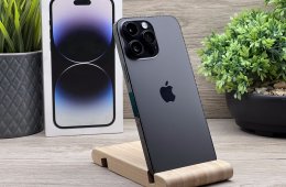 Hibátlan iPhone 14 Pro Max Space Black 128GB 2 ÉV Garanciával 91%