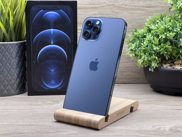 iPhone 12 Pro Max Pacific Blue 128GB 2 ÉV Garanciával 90%