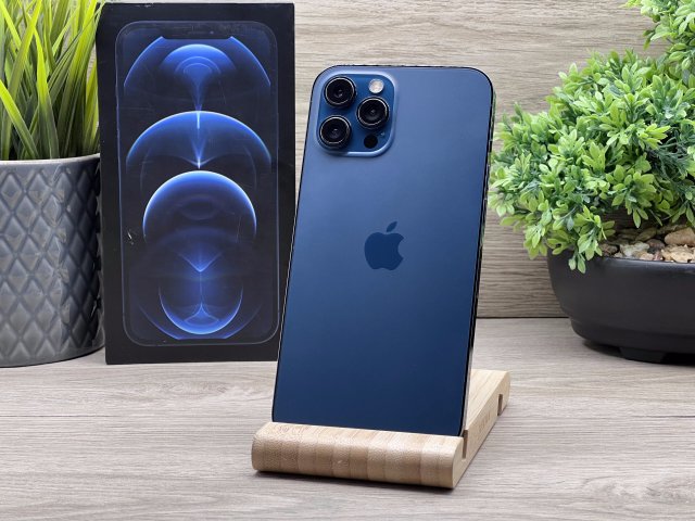 iPhone 12 Pro Max Pacific Blue 128GB 2 ÉV Garanciával 90%