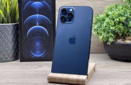 iPhone 12 Pro Max Pacific Blue 128GB 2 ÉV Garanciával 90%