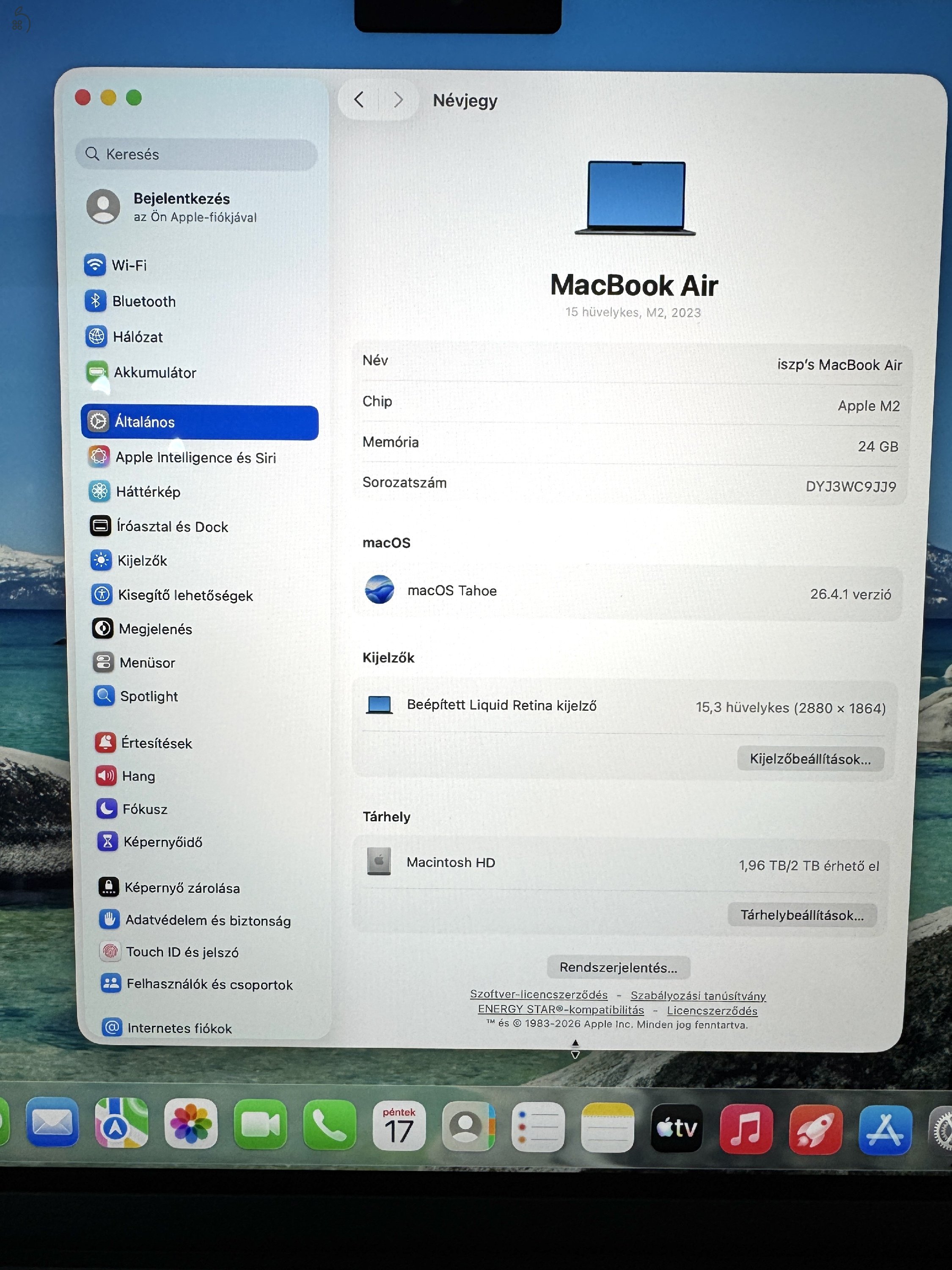 Egy MacBook Air kimaxolva mindenre IS! 15