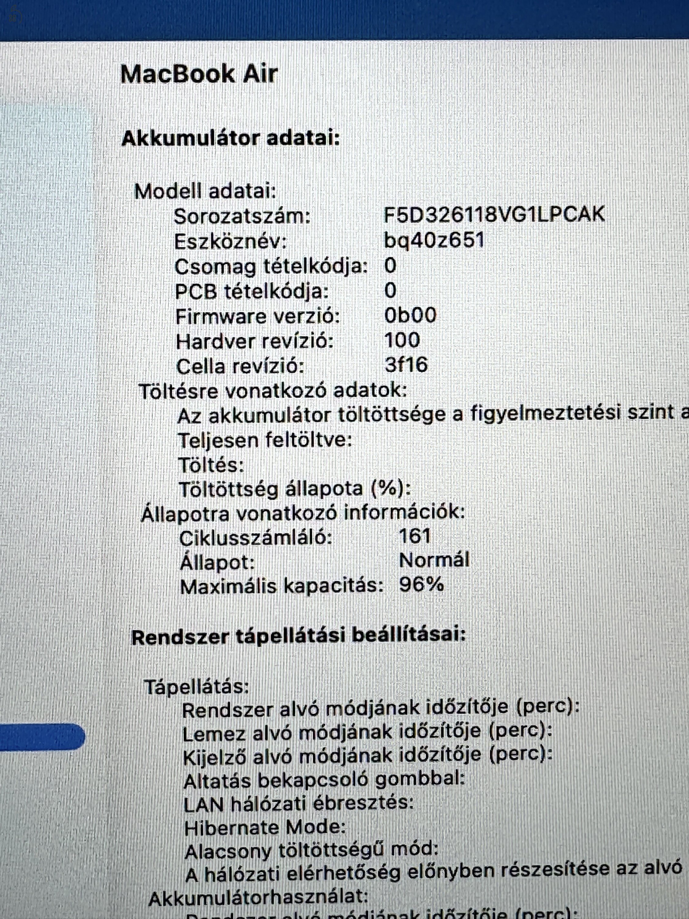 Egy MacBook Air kimaxolva mindenre IS! 15