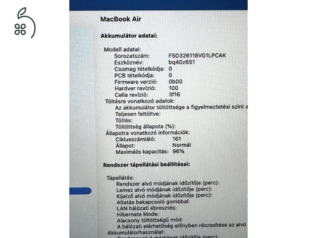 Egy MacBook Air kimaxolva mindenre IS! 15