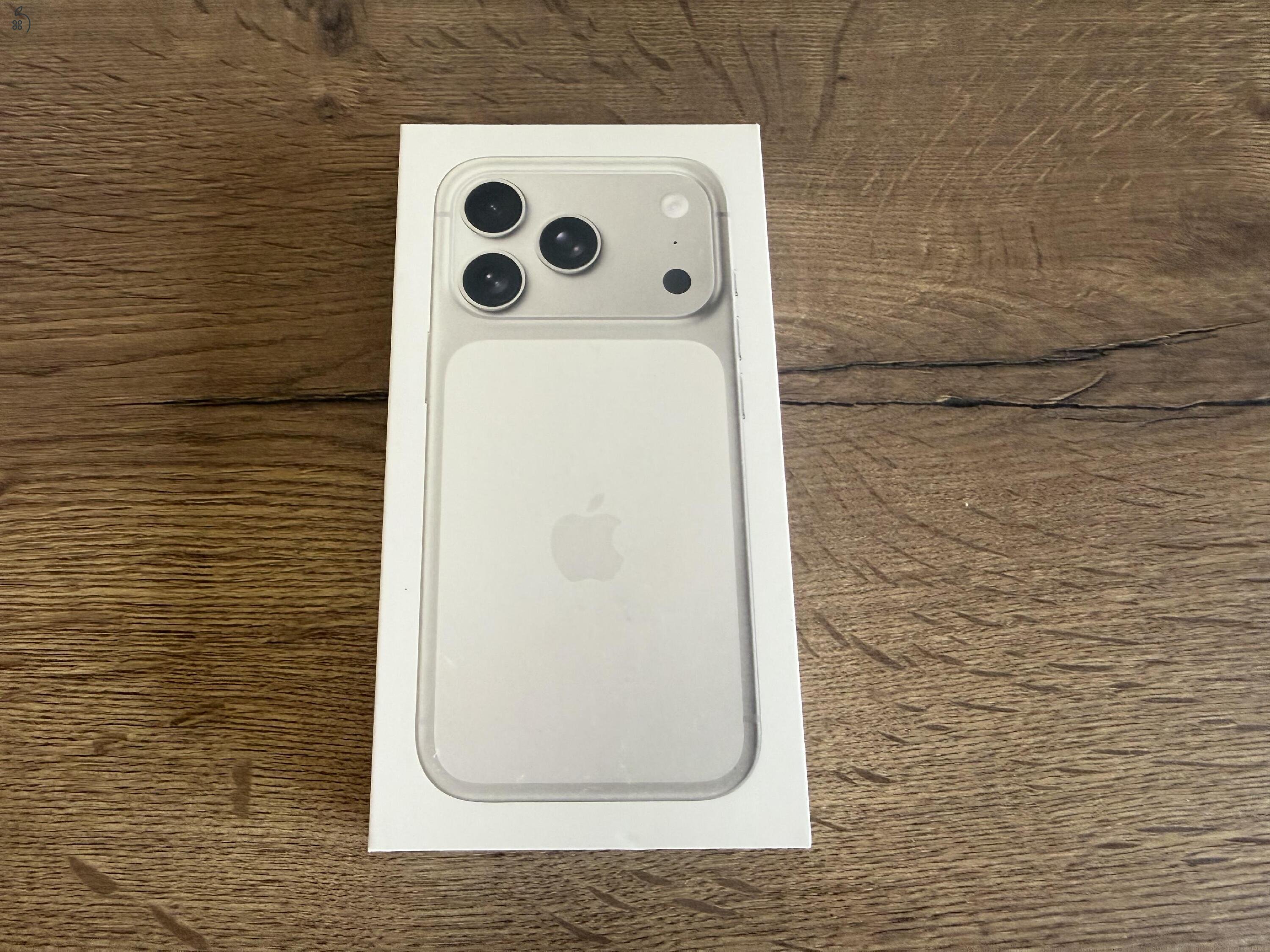 ÚJ - iPhone 17 Pro 256 Gb Silver / Bontatlan / HIVATALOS európai Apple viszonteladótól