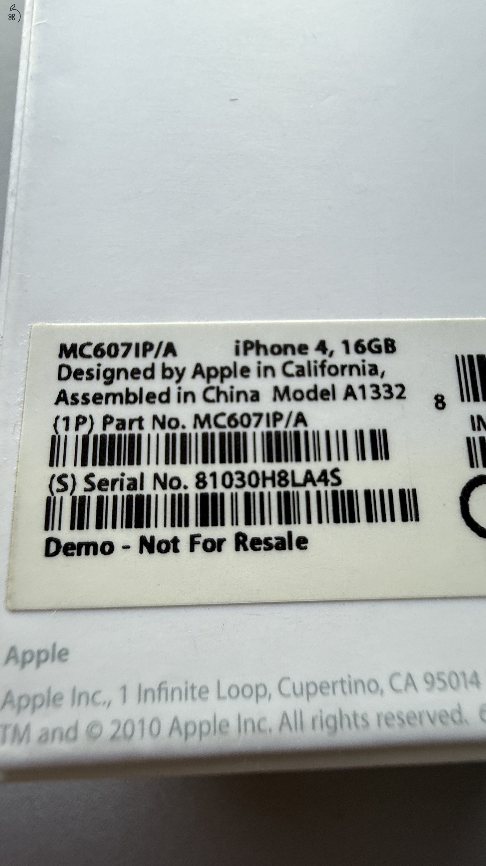 iPhone 4 16GB ÚJ még nem volt használva!