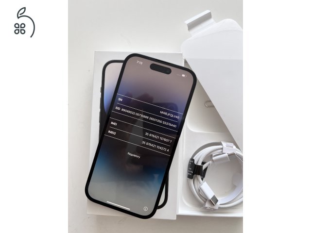 iPhone 14 Pro 128GB Új! Space Black