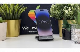 iPhone 14 Pro 128GB Ezüst, Független - 1ÉV Garancia, Számla