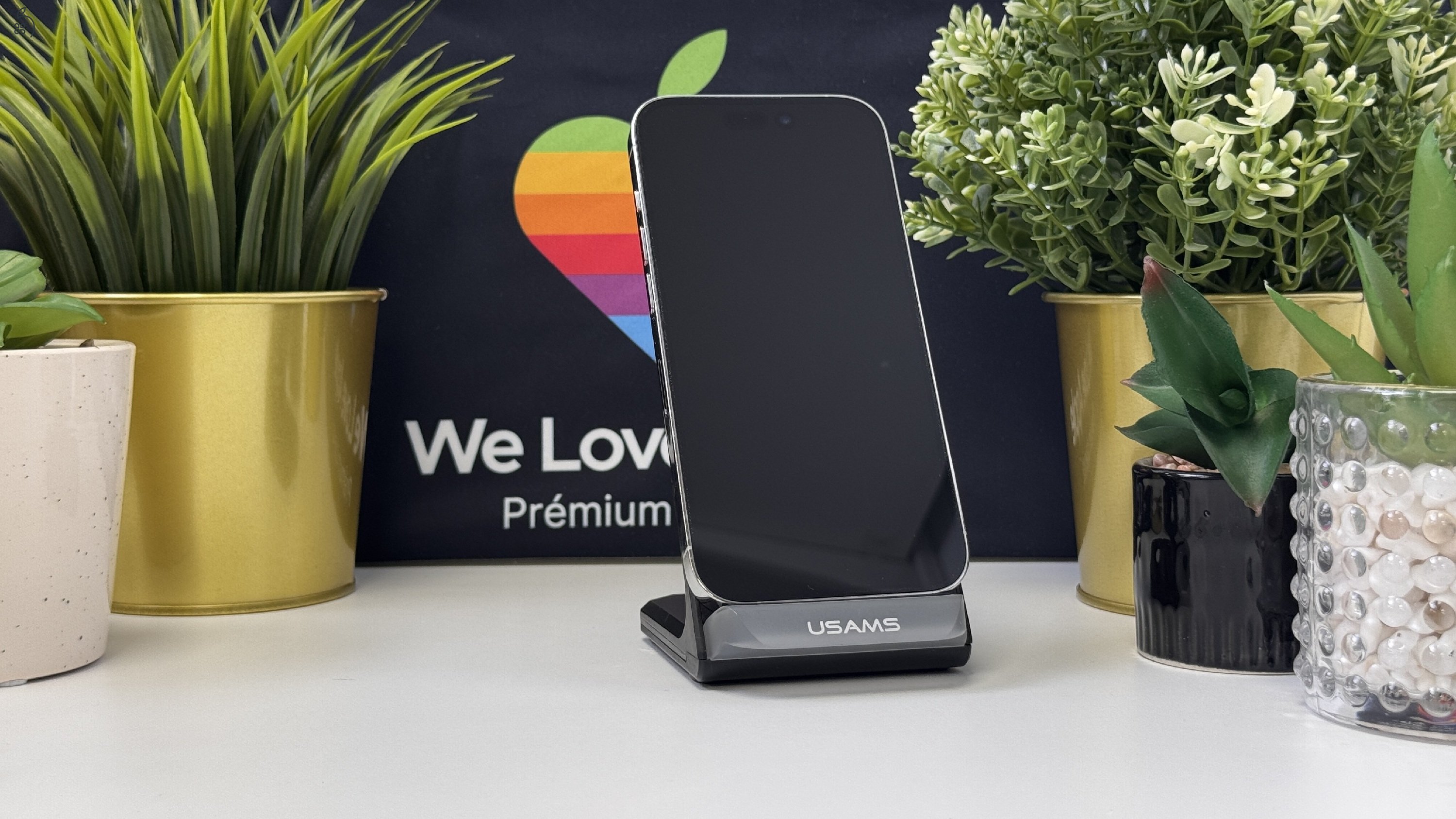 iPhone 14 Pro 128GB Ezüst, Független - 1ÉV Garancia, Számla