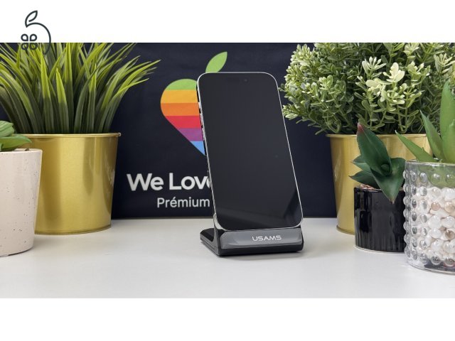 iPhone 14 Pro 128GB Ezüst, Független - 1ÉV Garancia, Számla