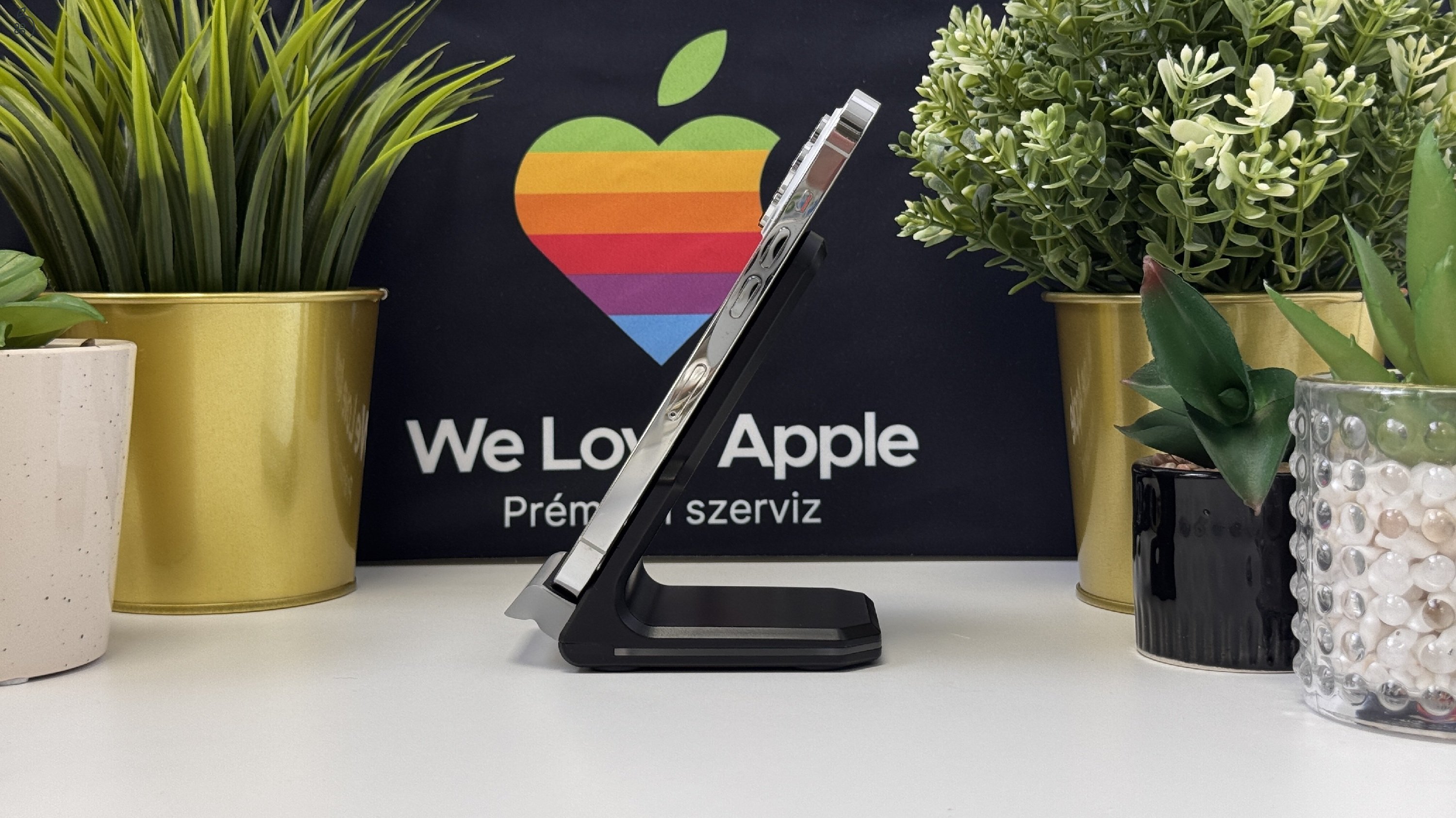 iPhone 14 Pro 128GB Ezüst, Független - 1ÉV Garancia, Számla