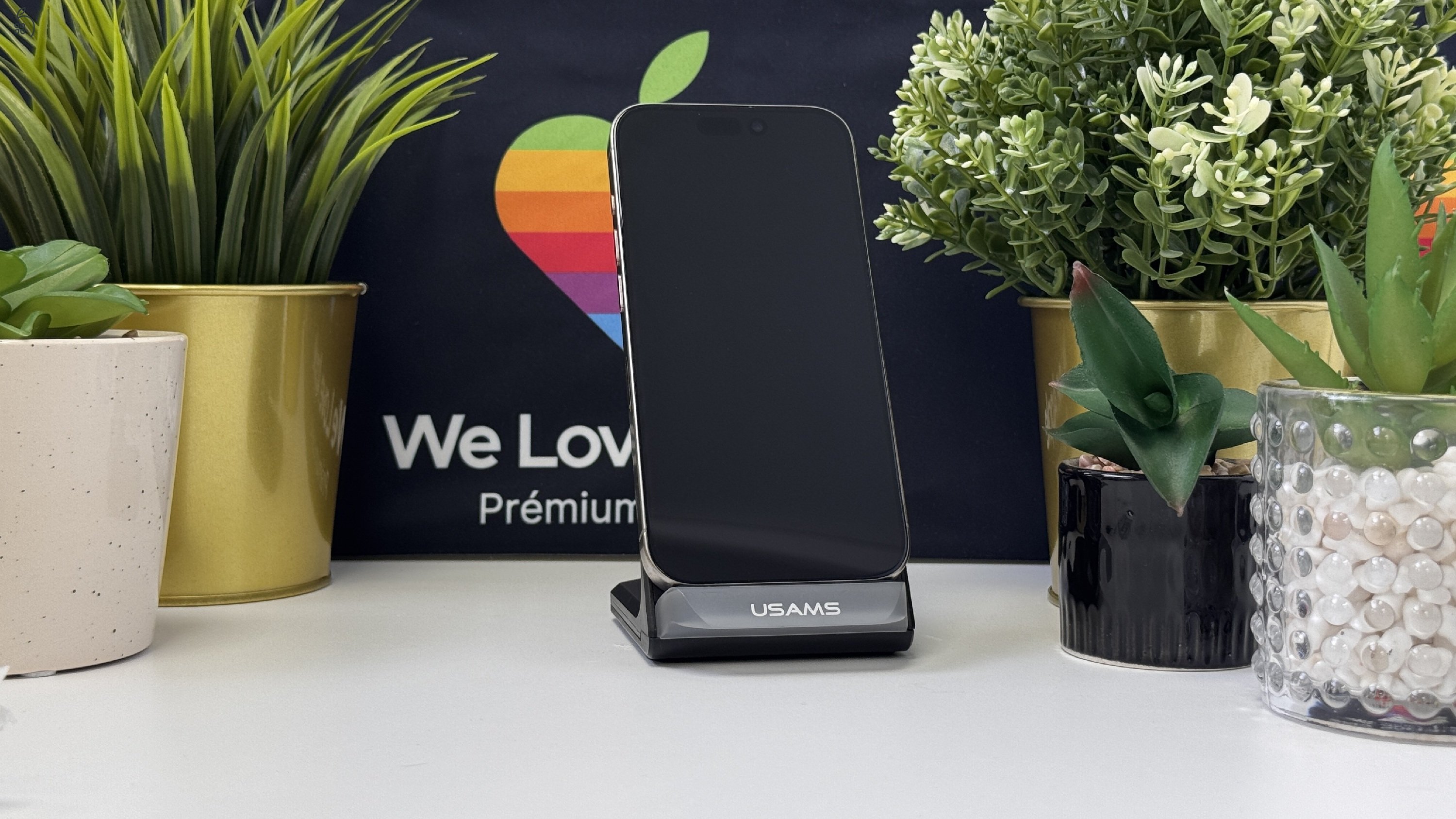 iPhone 15 Pro 128GB Natúr Titán, Független - Számla, 1ÉV Garancia