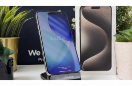 iPhone 15 Pro 256GB Natúr Titán - Független, Számla, Garancia