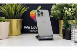 iPhone 15 Pro 256GB Natúr Titán, Független - Számla, 1ÉV Garancia