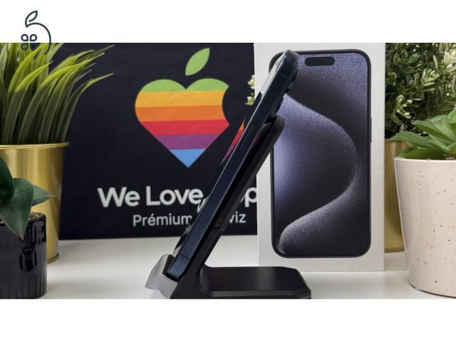 iPhone 15 Pro 128GB Kék - Független, Garancia, Számla