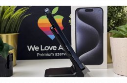 iPhone 15 Pro 128GB Kék - Független, Garancia, Számla