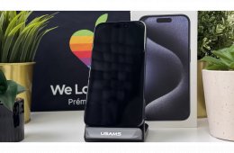iPhone 15 Pro 128GB Kék - Független, Garancia, Számla