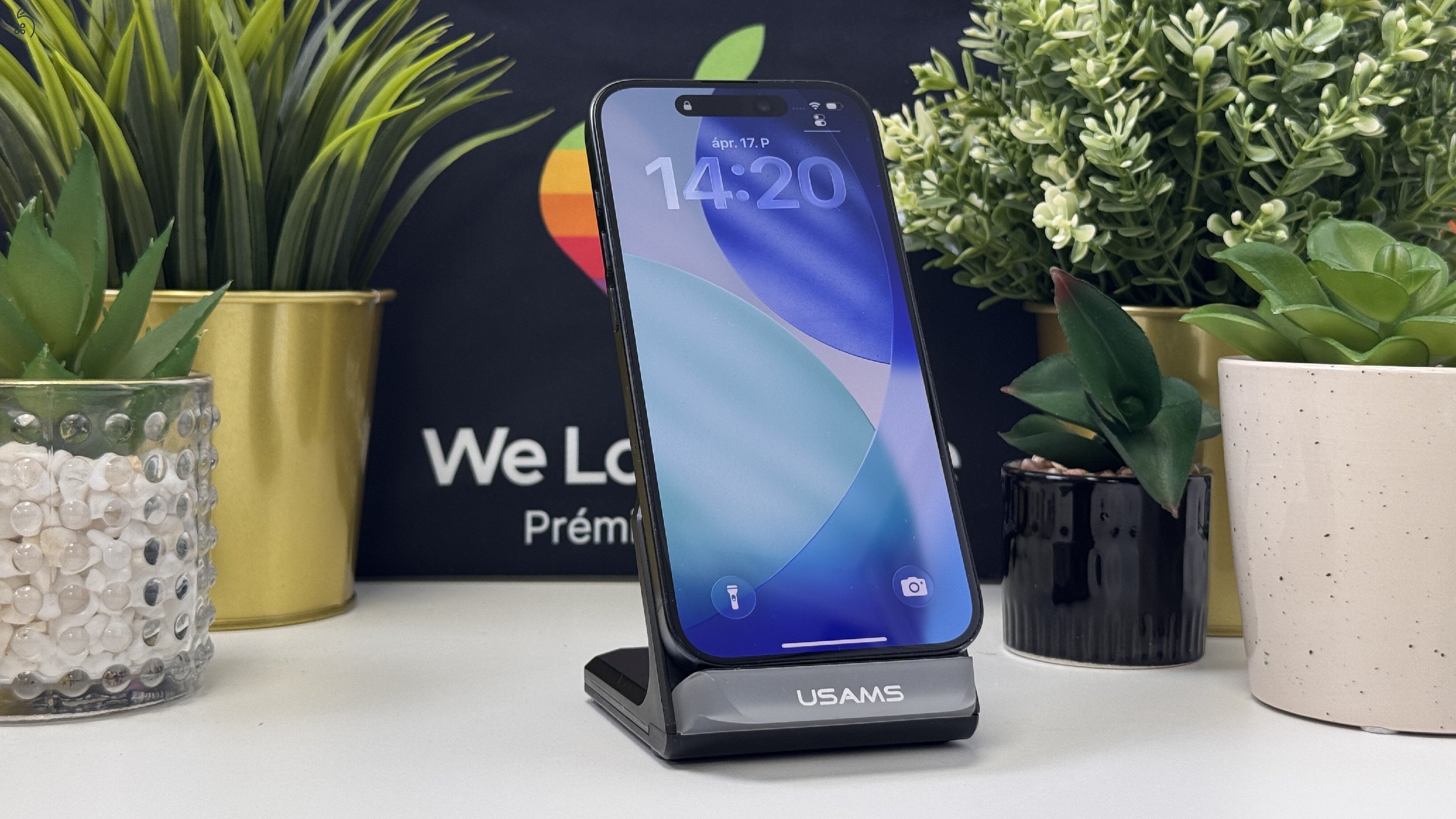 iPhone 15 Pro 128GB Kék, Független - 1ÉV Garancia, Számla