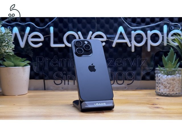 iPhone 15 Pro 256GB Fekete - Független, Számla, Garancia