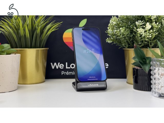 iPhone 15 Pro 256GB Fekete Titán, Független - Számla, 1ÉV Garancia