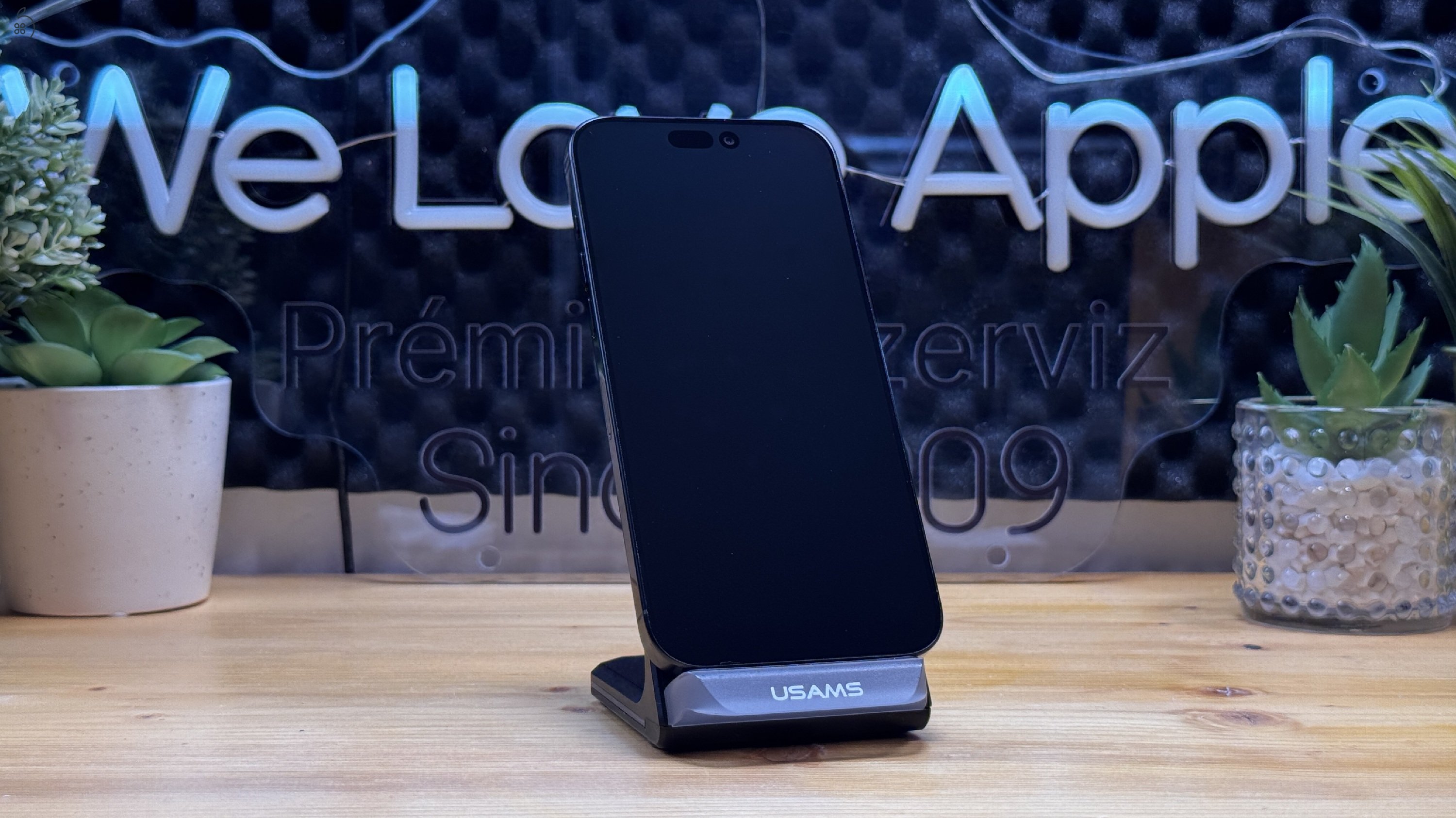 iPhone 15 Pro 512GB e-Sim, Fekete - Számla, Garancia, Független