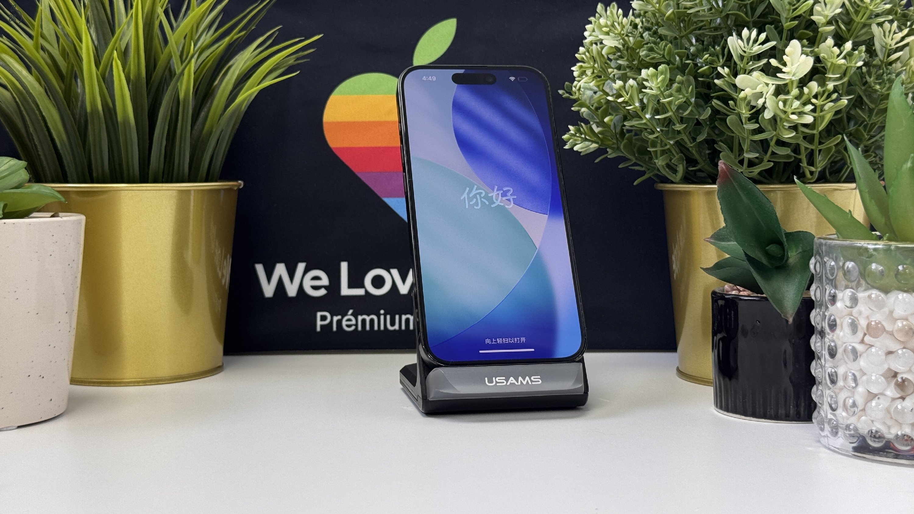 iPhone 15 Pro 512GB e-Sim, Fekete Titán, Független - Számla, Garancia