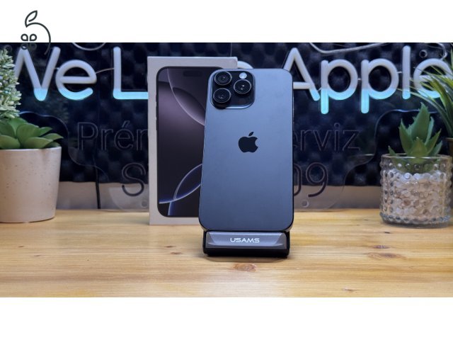 iPhone 16 Pro Max 1TB Fekete - Független, Számla, Garancia