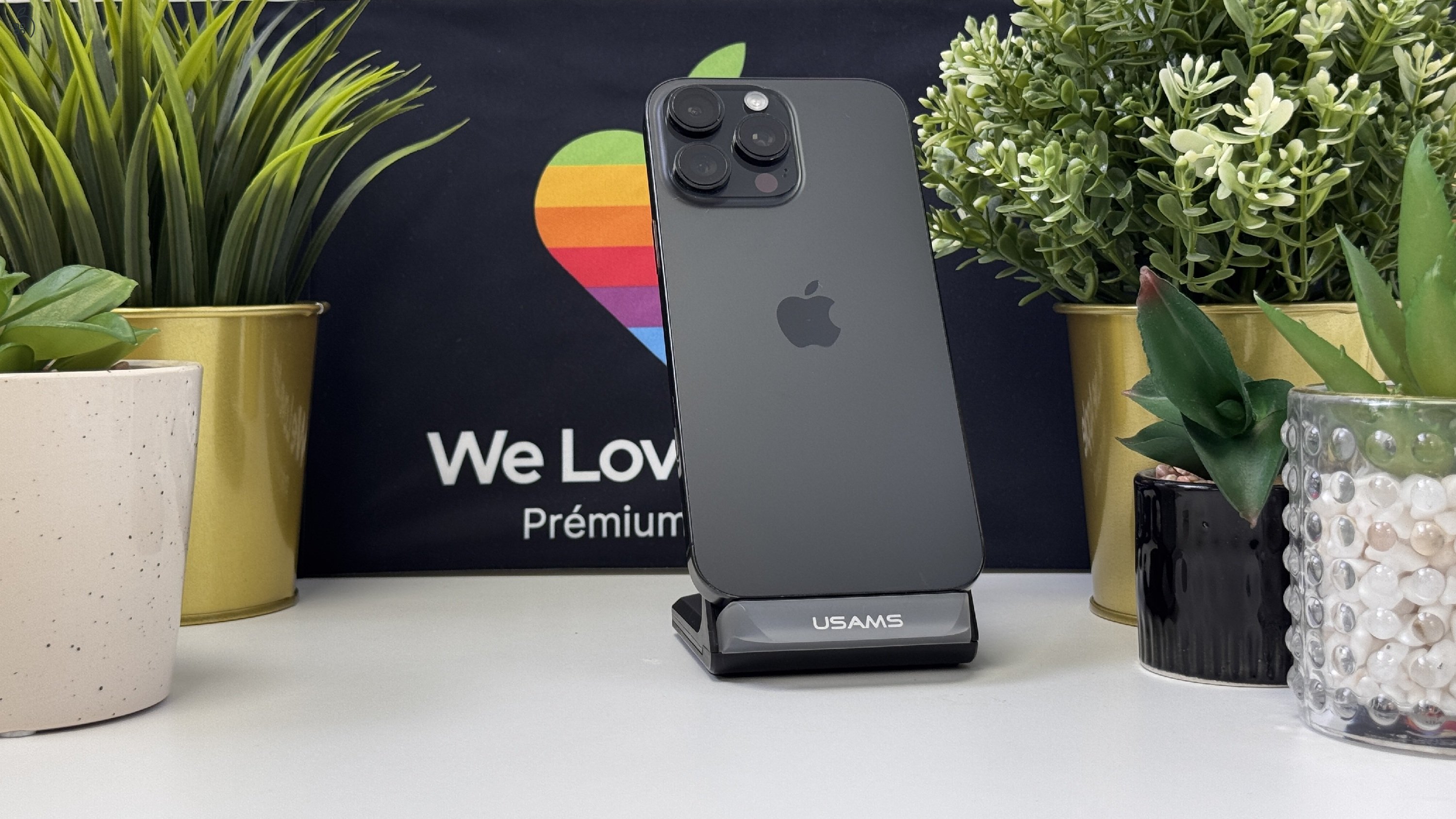 iPhone 16 Pro Max 1TB Fekete, Független - Számla, 1ÉV Garancia