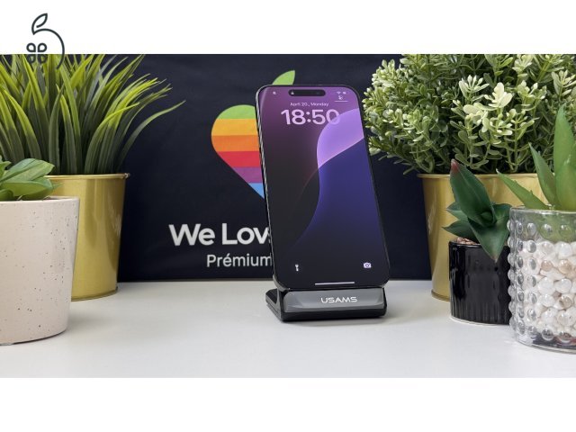 iPhone 16 Pro Max 1TB Fekete, Független - Számla, 1ÉV Garancia