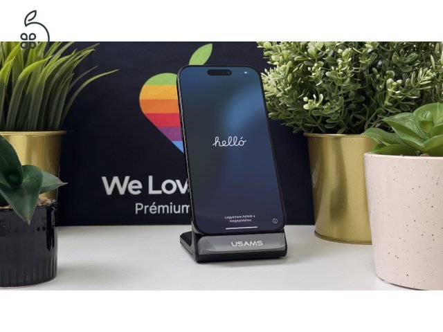 iPhone 16 Pro 256GB Fekete, Független - 1ÉV Garancia, Számla 