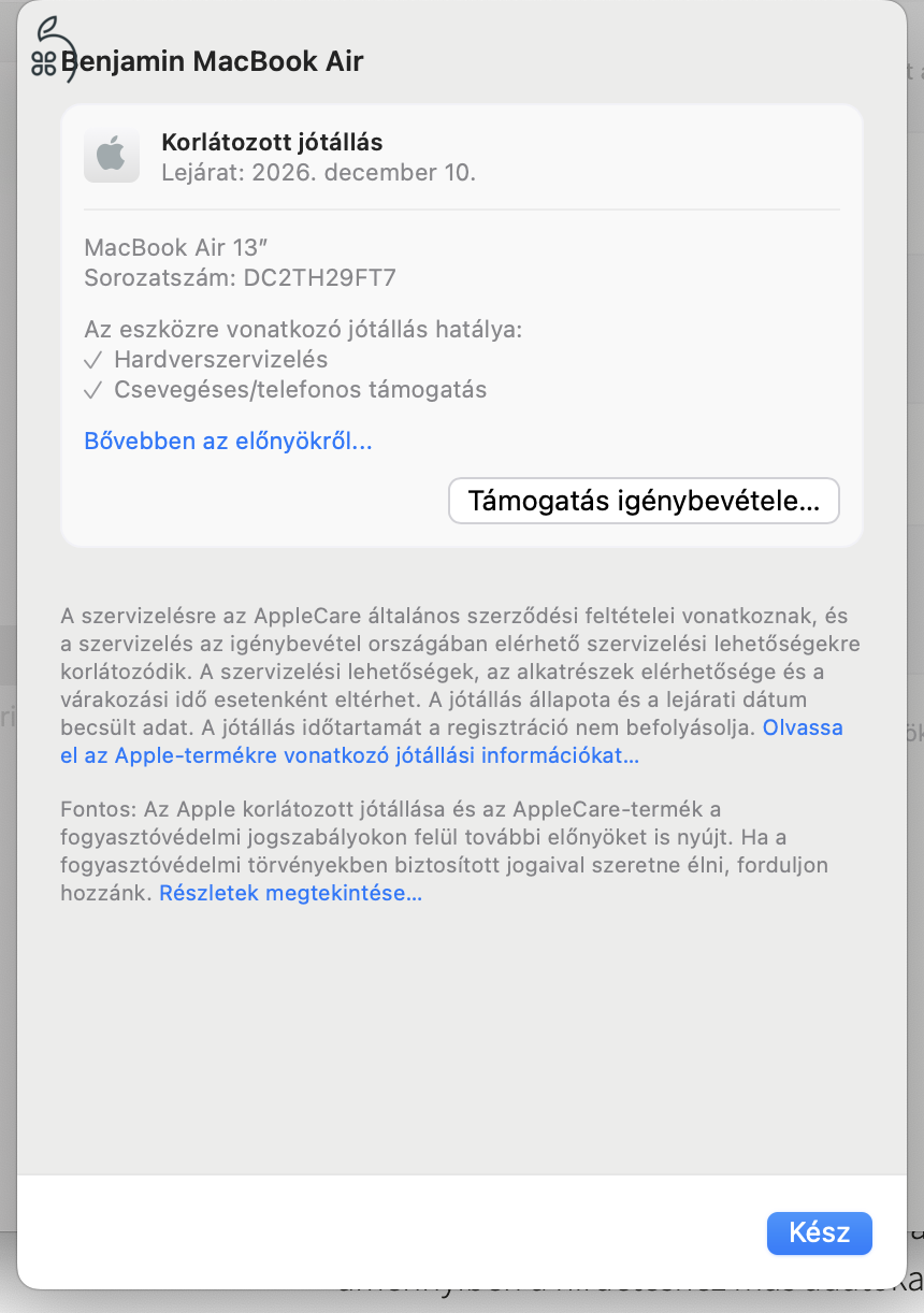 Macbook Air M4, új állapotú, csere iPad Pro-ra